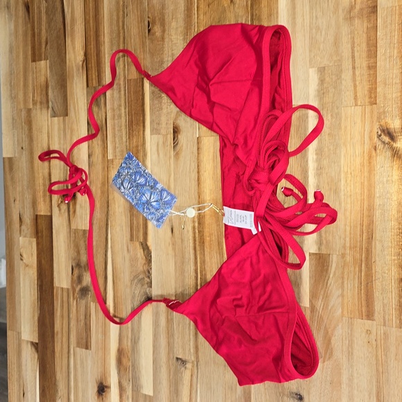 Toluca Women's  XL/XXL Waist Wrap Triangle Swim Suit Bikini Top New w Tags! - Picture 1 of 3